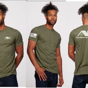 Short Sleeve Men's T-Shirt - Houses For Warriors | Giving our Warriors a  hand-up, not a