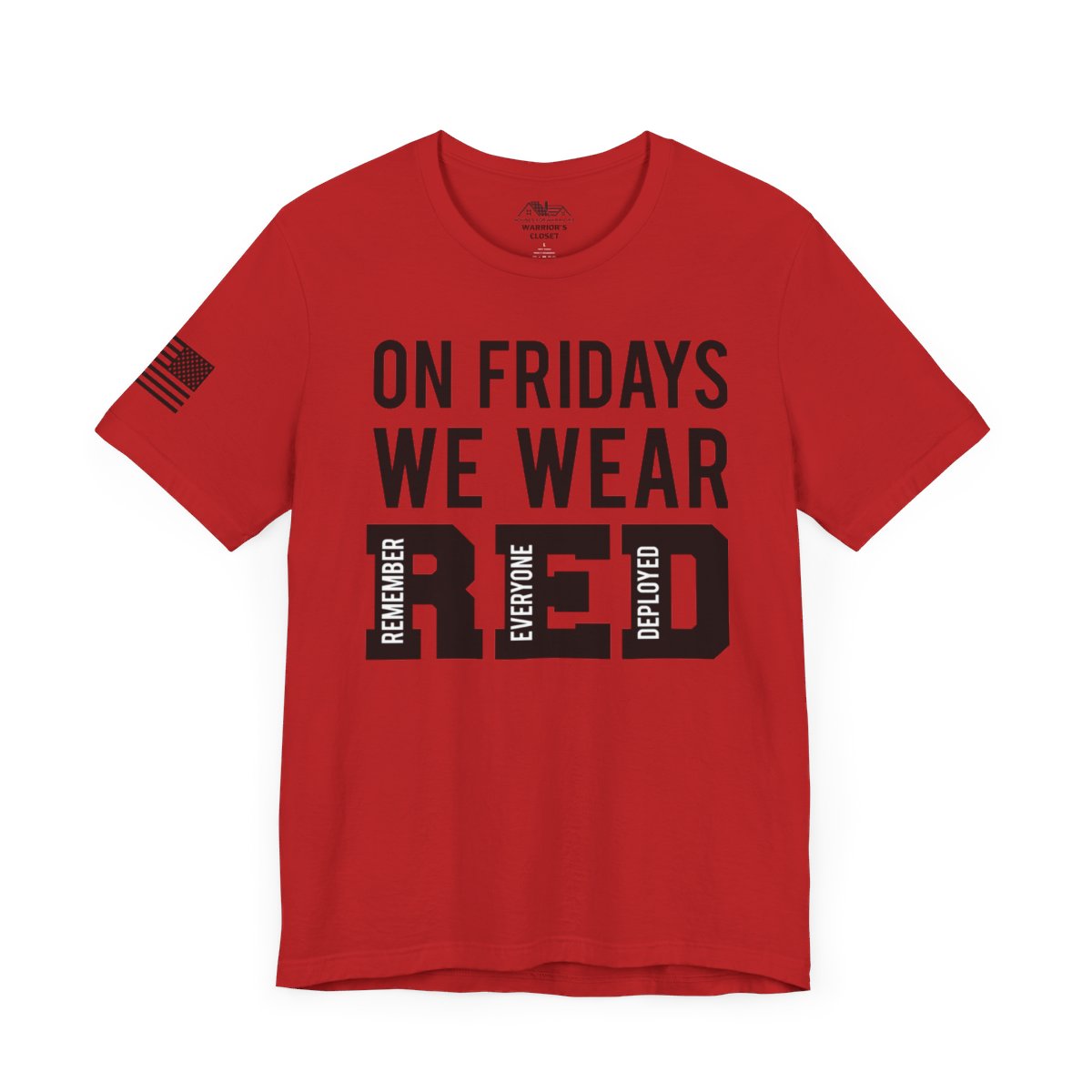 志願民兵団/Volunteer Militia エラー　Misprint Remember Everyone Deployed (RED Friday) Tee – Loyalty Never
